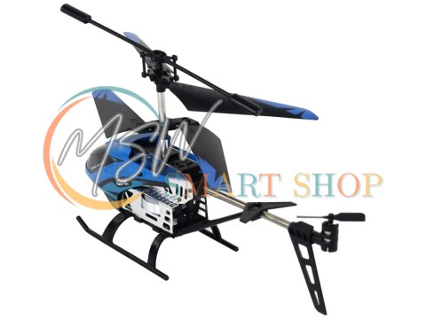 Aluminiowy Helikopter RC 2.4G Niebieski 15 Minut Lotu