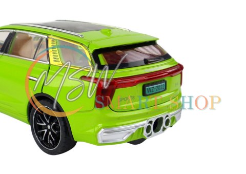 Aluminiowy Model Samochodu RC 1:24 C Kolor Zielony