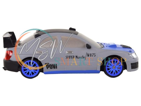 Autko Sportowe Zdalnie Sterowane R/C 1:24 Szare Wymienne Koła