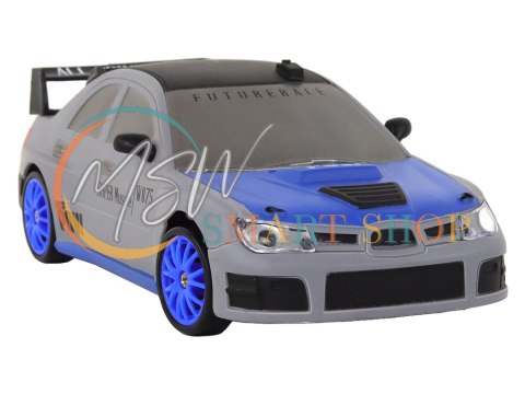 Autko Sportowe Zdalnie Sterowane R/C 1:24 Szare Wymienne Koła