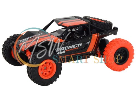 Autko Terenowe Zdalnie Sterowane R/C 1:24 Pomarańczowe