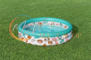Dmuchany Basen Ogrodowy Dla Dzieci Rybki 102 cm Bestway 51008