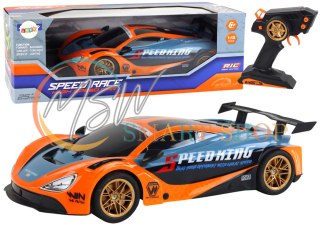Duże Auto Sportowe Zdalnie Sterowane 1:10 Pomarańczowe