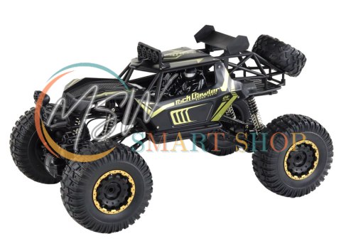 Duże Auto Zdalnie Sterowane W Skali 1:8 Sterowanie 2.4G Czarne Duże Auto Zdalnie Sterowane W Skali 1:8 Sterowanie 2.4G Czarne