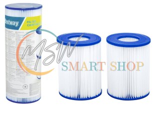 Filtr do pompy filtrującej Typ II 2szt. Bestway 58094