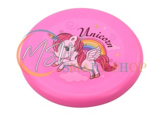 Latający Dysk Frisbee Jednorożec Różowy 20cm