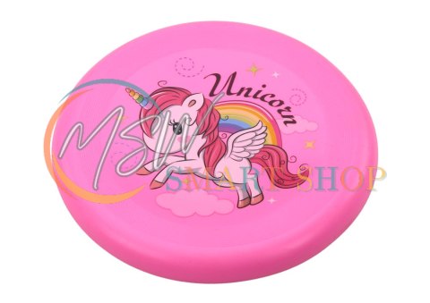 Latający Dysk Frisbee Jednorożec Różowy 20cm Latający Dysk Frisbee Jednorożec Różowy 20cm