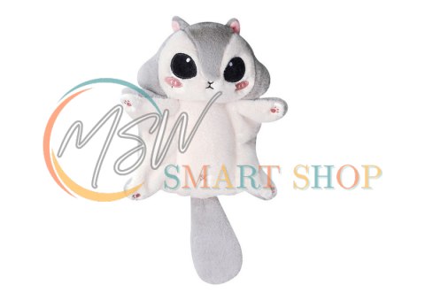 Maskotka Pluszowa Lotopałanka karłowata Szara Brelok 10 cm Maskotka Pluszowa Lotopałanka karłowata Szara Brelok 10 cm