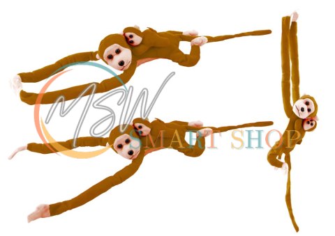 Maskotka Pluszowa Małpka z Dzieckiem Ciemno Brązowa 70 cm Maskotka Pluszowa Małpka z Dzieckiem Ciemno Brązowa 70 cm