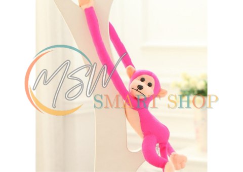 Maskotka Pluszowa Małpka z Dźwiękiem Ciemno Różowa 60 cm Maskotka Pluszowa Małpka z Dźwiękiem Ciemno Różowa 60 cm