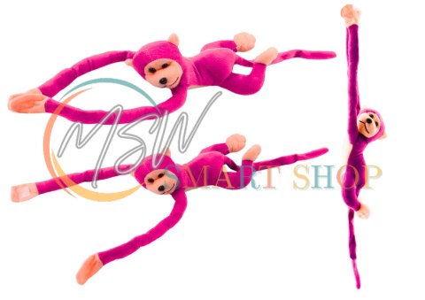 Maskotka Pluszowa Małpka z Dźwiękiem Ciemno Różowa 60 cm Maskotka Pluszowa Małpka z Dźwiękiem Ciemno Różowa 60 cm