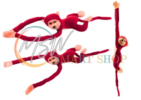Maskotka Pluszowa Małpka z Dźwiękiem Czerwona 60 cm Maskotka Pluszowa Małpka z Dźwiękiem Czerwona 60 cm