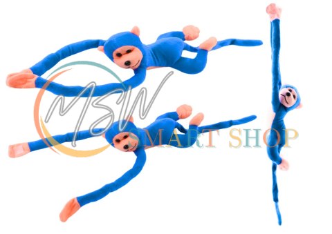 Maskotka Pluszowa Małpka z Dźwiękiem Niebieska 60 cm Maskotka Pluszowa Małpka z Dźwiękiem Niebieska 60 cm