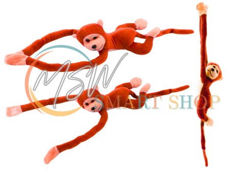 Maskotka Pluszowa Małpka z Dźwiękiem Pomarańczowa 60 cm Maskotka Pluszowa Małpka z Dźwiękiem Pomarańczowa 60 cm