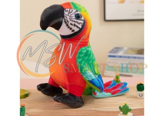 Maskotka Pluszowa Papuga Czerwona 20 cm
