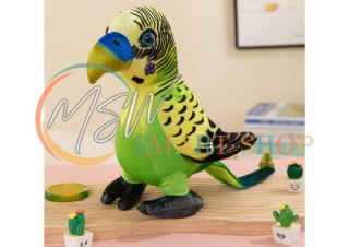 Maskotka Pluszowa Papuga Zielona 20 cm