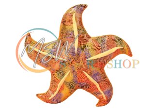 Maskotka Pluszowa Rozgwiazda Żółta Poduszka 20 cm