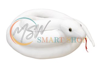 Maskotka Pluszowa Wąż Biały 110 cm
