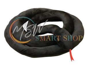 Maskotka Pluszowa Wąż Czarny 300 cm
