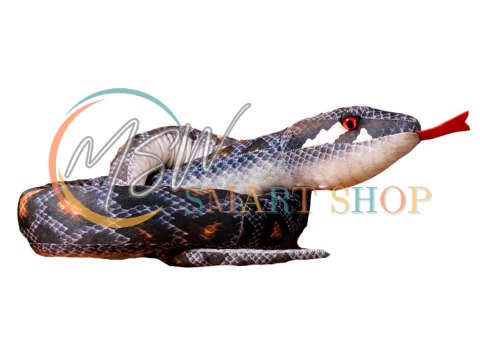Maskotka Pluszowa Wąż Szary 210 cm Maskotka Pluszowa Wąż Szary 210 cm