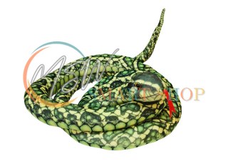 Maskotka Pluszowa Wąż Zielony 300 cm
