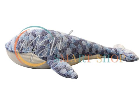 Maskotka Pluszowa Wieloryb Szary 90 cm Maskotka Pluszowa Wieloryb Szary 90 cm