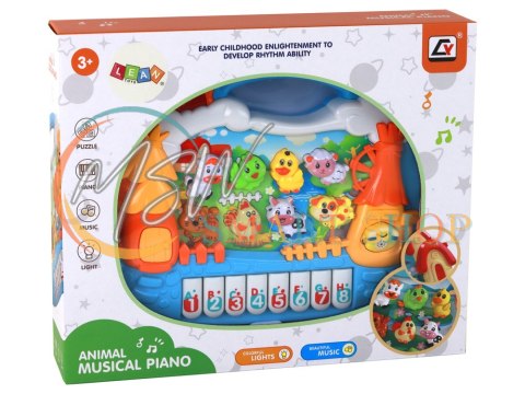 Pianinko Panel Edukacyjny Nauka Angielskiego Motyw Wsi Zwierzątka Pianinko Panel Edukacyjny Nauka Angielskiego Motyw Wsi Zwierzątka