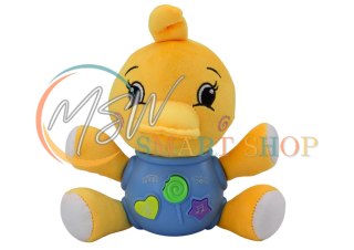 Pluszowa Kaczka Interaktywny Pluszak Żółty Grający 19 cm