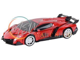 Samochód- Robot Transformacja R/C 1:10 Czerwony Sterowanie Gestami