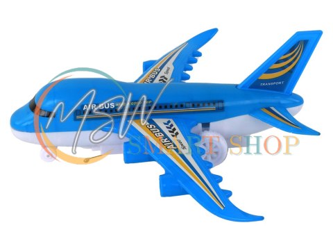 Samolot Zdalnie Sterowany R/C Światła Niebieski DIY Samolot Zdalnie Sterowany R/C Światła Niebieski DIY