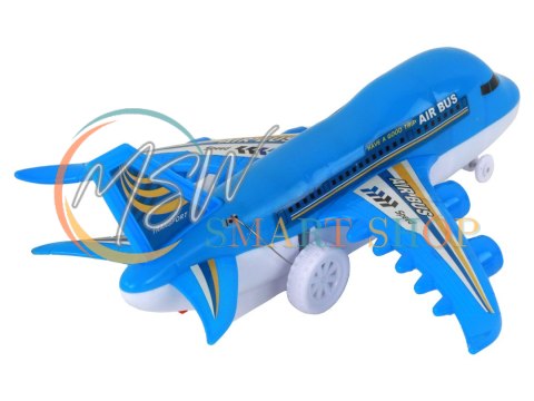 Samolot Zdalnie Sterowany R/C Światła Niebieski DIY Samolot Zdalnie Sterowany R/C Światła Niebieski DIY
