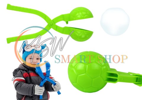 Śnieżkomat Maszynka do Kulek Śnieżnych Wzór Piłki Zielona 20cm x 5cm x 5cm Śnieżkomat Maszynka do Kulek Śnieżnych Wzór Piłki Zielona 20cm x 5cm x 5cm