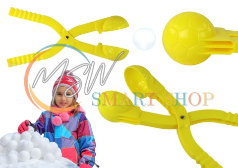 Śnieżkomat Maszynka do Kulek Śnieżnych Wzór Piłki Żółty 35cm x 7cm x 7cm Śnieżkomat Maszynka do Kulek Śnieżnych Wzór Piłki Żółty 35cm x 7cm x 7cm