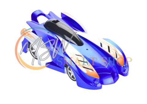 Autko Sportowe Auto Jeżdżące Po Ścianach Suficie Na Laser Niebieskie Autko Sportowe Auto Jeżdżące Po Ścianach Suficie Na Laser Niebieskie