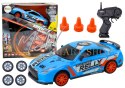 Autko Sportowe Zdalnie Sterowane R/C 1:24 Niebieski Wymienne Koła