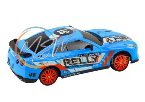 Autko Sportowe Zdalnie Sterowane R/C 1:24 Niebieski Wymienne Koła Autko Sportowe Zdalnie Sterowane R/C 1:24 Niebieski Wymienne Koła