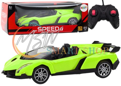 Auto Samochód Sportowy Zdalnie Sterowany RC 1:18 Zielony Auto Samochód Sportowy Zdalnie Sterowany RC 1:18 Zielony