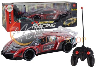 Auto Sportowe Zdalnie Sterowane RC Skala 1:16 Światła Czerwone