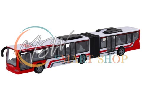 Autobus Miejski Zdalnie Sterowany RC Czerwono-Biały Autobus Miejski Zdalnie Sterowany RC Czerwono-Biały