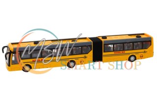 Autobus Szkolny Bus Zdalnie Sterowany Przegubowy RC 1:32 Żółty