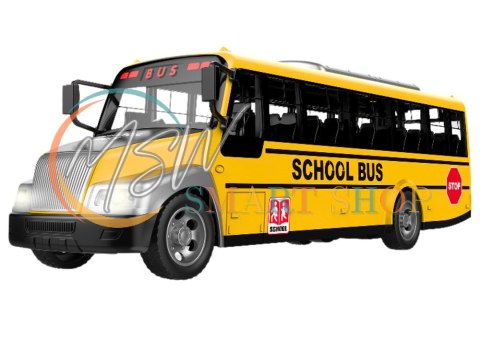 Autobus Szkolny Zdalnie Sterowany RC Światła Żółty Autobus Szkolny Zdalnie Sterowany RC Światła Żółty