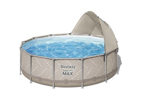 Basen Ogrodowy Stelażowy Z Baldachimem Daszek 396 x 107 cm Bestway 561FY Basen Ogrodowy Stelażowy Z Baldachimem Daszek 396 x 107 cm Bestway 561FY
