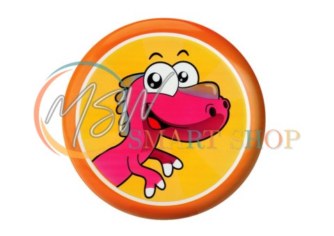 Dysk Latający Frisbee z Dinozaurem Pomarańczowy 20 Cm Dysk Latający Frisbee z Dinozaurem Pomarańczowy 20 Cm