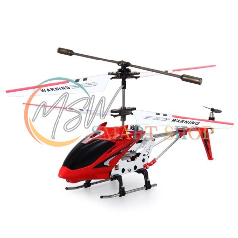 Helikopter Zdalnie Sterowany RC Żyroskop Syma S107G Czerwony Helikopter Zdalnie Sterowany RC Żyroskop Syma S107G Czerwony