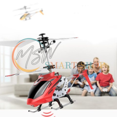 Helikopter Zdalnie Sterowany RC Żyroskop Syma S107G Czerwony Helikopter Zdalnie Sterowany RC Żyroskop Syma S107G Czerwony