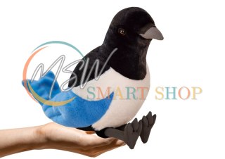 Maskotka Pluszowa Sroka Zwyczajna Niebieska 30cm