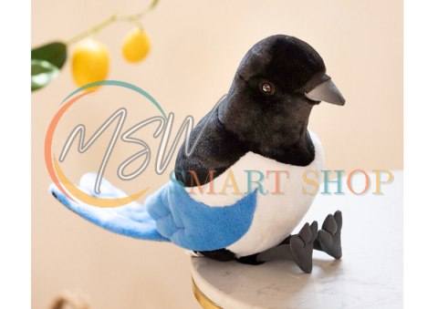 Maskotka Pluszowa Sroka Zwyczajna Niebieska 30cm Maskotka Pluszowa Sroka Zwyczajna Niebieska 30cm