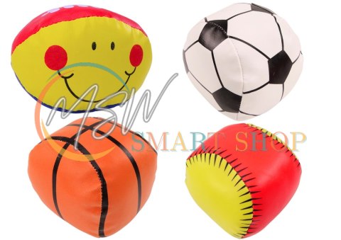 Miękkie Piłki Sportowe Koszykówka Rugby Piłka Nożna Baseball Zestaw 4ele. Miękkie Piłki Sportowe Koszykówka Rugby Piłka Nożna Baseball Zestaw 4ele.