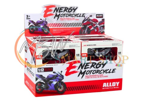 Motocykl Motor Sportowy 1:12 Figurka Model Kolekcjonerski Ścigacz Mix Motocykl Motor Sportowy 1:12 Figurka Model Kolekcjonerski Ścigacz Mix