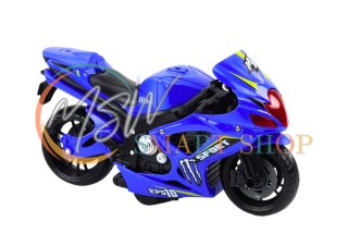 Motocykl Sportowy Napęd Frykcyjny Światło i Dźwięk 2 Kolory